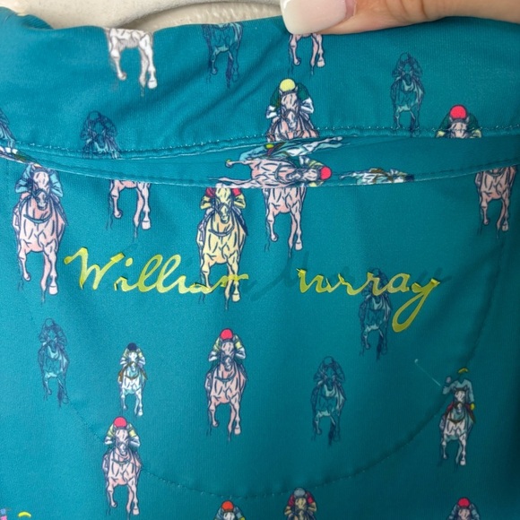 William Murray Polo Shirt Men’s Size XXL Blue Horse Equestrian Jockey Golf - Picture 6 of 7